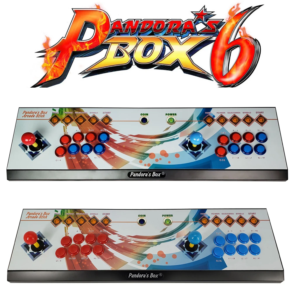 

Double joystick game controller with multi game 1300 in board