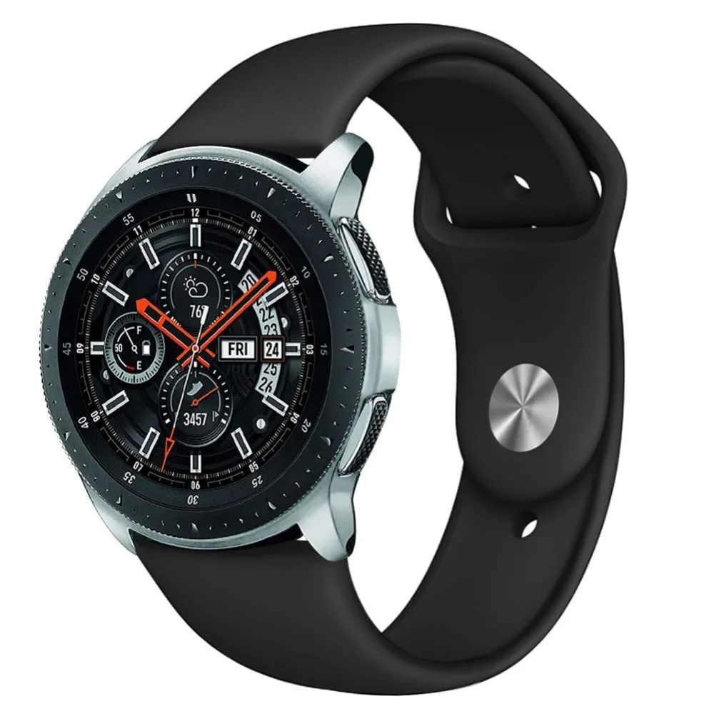 Ремешок для часов силиконовый Samsung Galaxy Watch 22 мм 46 | Электроника