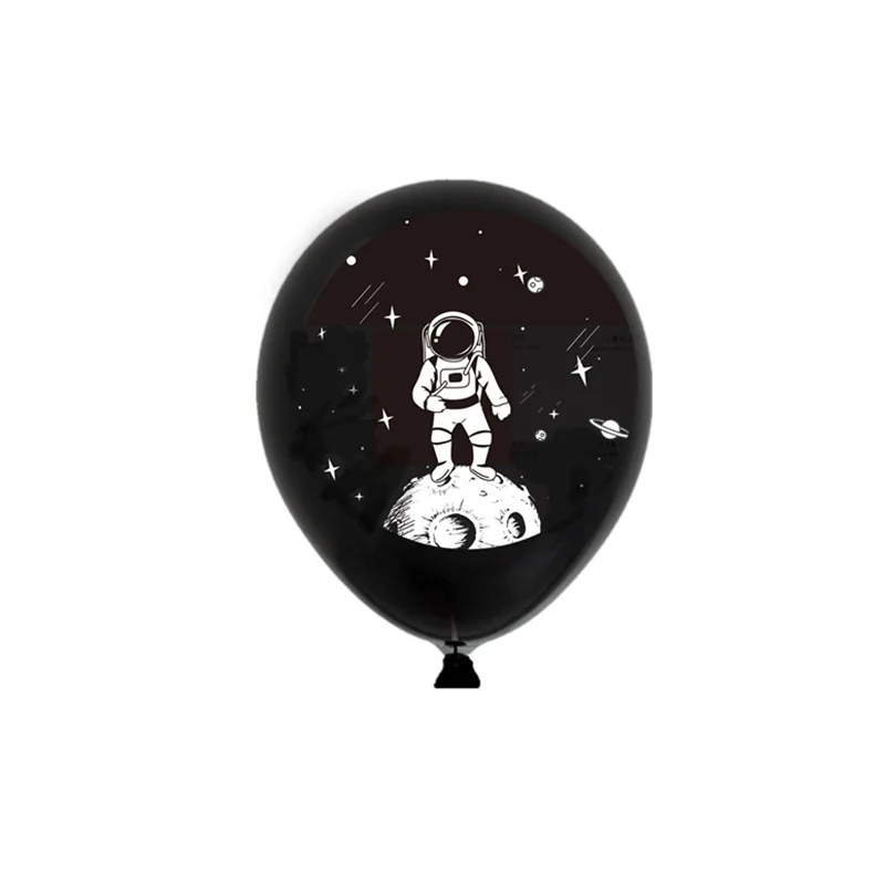 Новинка 10 шт. астронавт в космосе ракета латексные воздушные шары технология