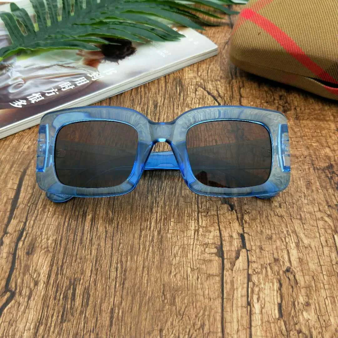 2018 новые модные женские и мужские узкие квадратные оправы красные синие