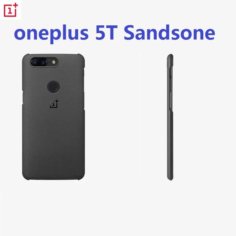 Официальный oneplus 5T бампер чехол задняя крышка Karbon из палисандра или эбенового дерева дерево круглый защитный чехол oneplus 5t - Цвет: oneplus 5T Sandsone