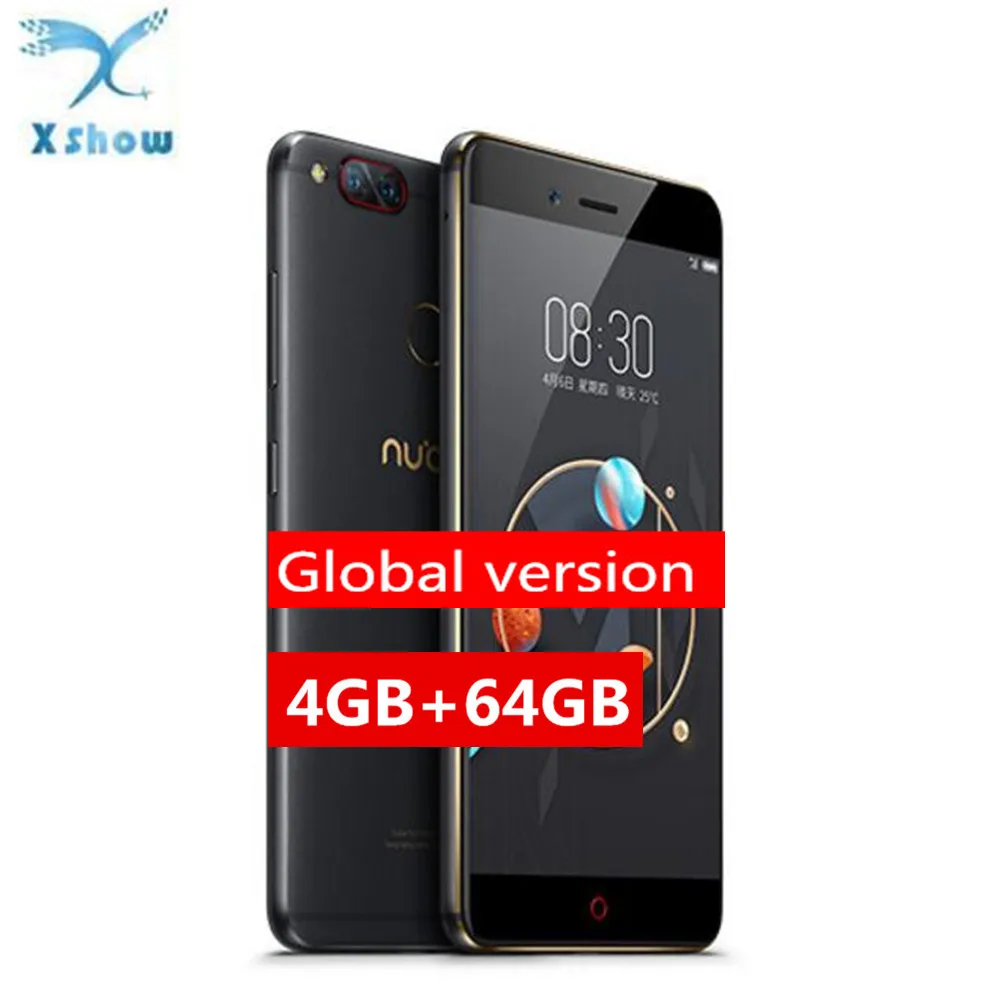 Новая глобальная версия Nubia Z17 мини телефон 4 ГБ ОЗУ 64 Гб ПЗУ 5,2 ''1920*1080 P Android 6,0 MSM8976 Восьмиядерный двойной настоящая камера 13 МП NFC - Цвет: Black gold