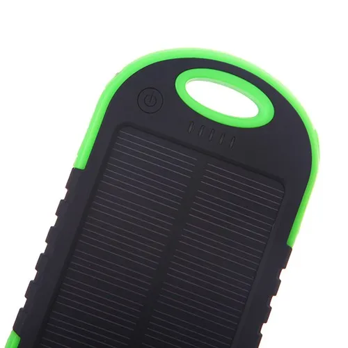 5000 mAh Dual USB портативное солнечное зарядное устройство Универсальный дождепроницаемый внешний аккумулятор