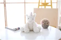 25 см милое животное, кролик, обезьяна, слон, овца, успокаивает куклы, плюшевые игрушки, Набивная игрушка, подарки для детей - Цвет: unicorn