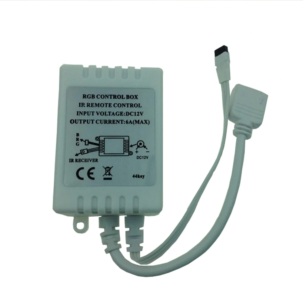 44 клавиши Led контроллер LED IR RGB светодиодные фонари ИК диммер DC12V 6A для SMD 3528 5050