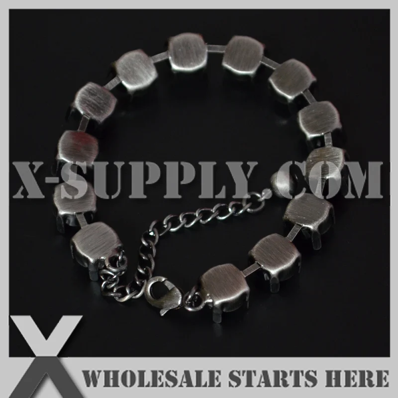 SS45(10 мм) Круглая пустая цепь для теннисного браслета украшения ювелирных изделий