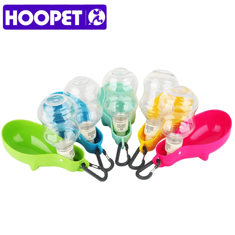 Портативный питье собак HOOPET из бутылки с водой практичная большая емкость