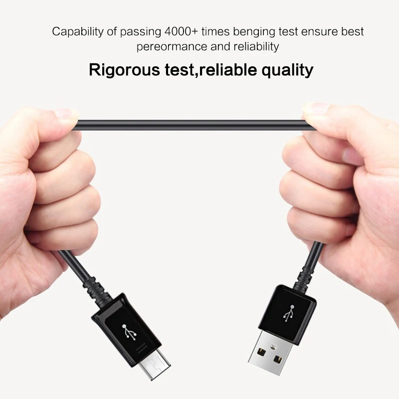 Micro USB ОРИГИНАЛ Кабель для samsung S6 S7 edge Note 4/Note 5 S6edge S7edge J3 J5 J7 быстрое зарядное
