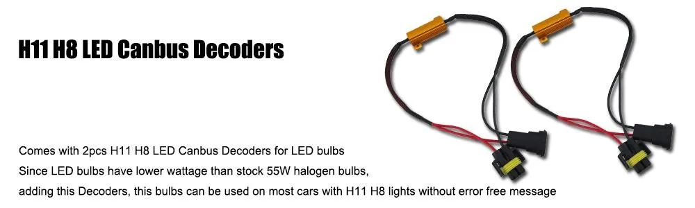2 шт. высокое Мощность 30 Вт белый H11 H8 63 2835 SMD светодиодный лампы для
