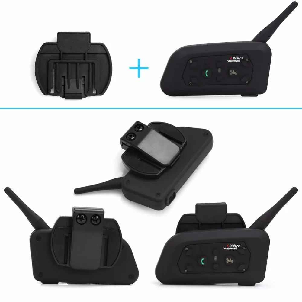 Vnetphone 2 шт. V6 1200 м мотоциклетная мульти Bluetooth 3 0 шлемовая гарнитура для домофона Moto
