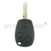 clio kangoo pcf7947 remote car key 3 button ne72 434mhz for renault uncut blade remote car key replacement remtekey