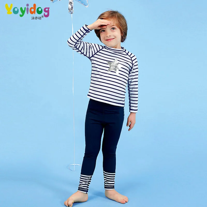 Купальный костюм для мальчиков из двух предметов детский купальник серфинга