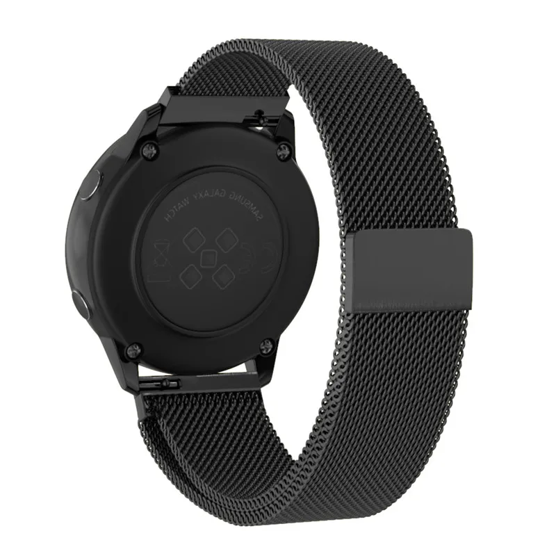 20 мм Ширина Миланская Петля Браслет ремешок для Samsung Galaxy Watch Active 40 мм/Galaxy Watch 42 мм магнитный ремешок