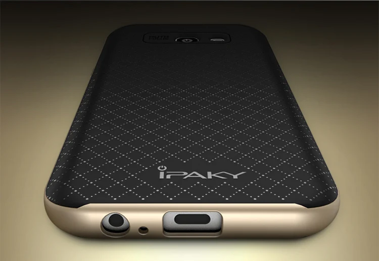 Гибридный Чехол iPaky для samsung Galaxy A3 A5 A7, тонкий защитный чехол с рамкой+ силикон A520F A720F A320F