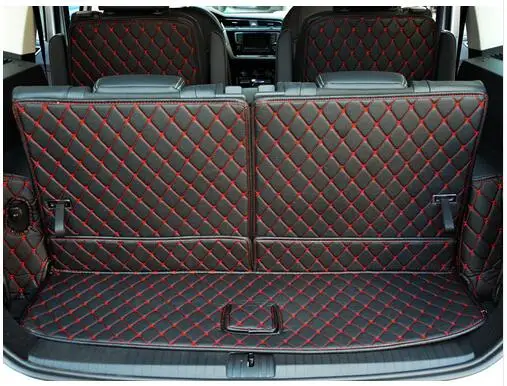 Новинка! Специальные коврики для багажника Volkswagen Touran 6 мест 2018 2015 прочные