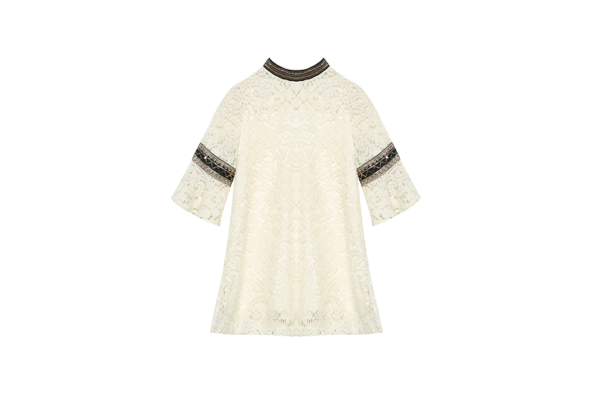 Кружевное платье для девочек платья мамы и дочки милое модное кружевное на весну