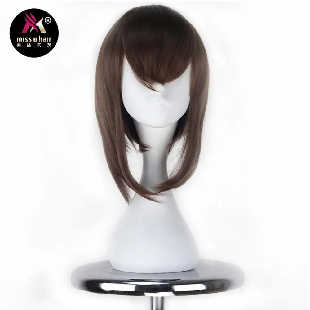 C217 Miss U Hair Girl Синтетические длинные завитые розовые черные Серебристые серые цвета игры Косплей Полный парик для взрослых Хэллоуин вечерние ролевые волосы - Цвет: C217