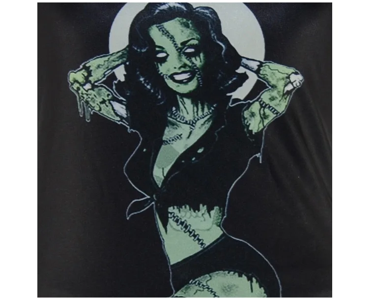 Цельнокроеный Приталенный жилет с надписью moon lady devil Евро американский базовый