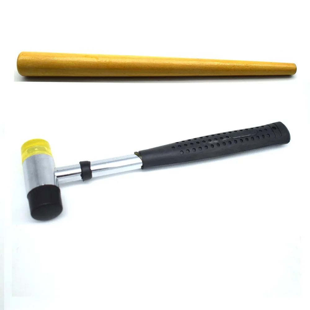 

Wooden Ring Stick With One Rubber HammerJewelry Making Repair Tool