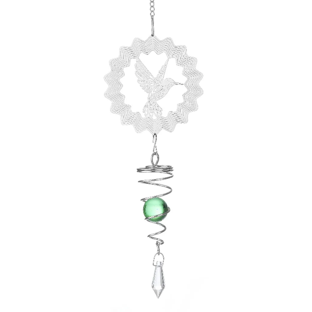 Подарок из нержавеющей стали Chime зеркало Ремесло окно висячие украшения сад