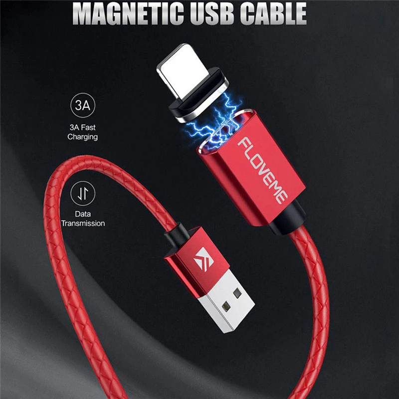 Floveme 3A Магнитный usb type C Micro Быстрая зарядка и синхронизация данных зарядный кабель для телефона