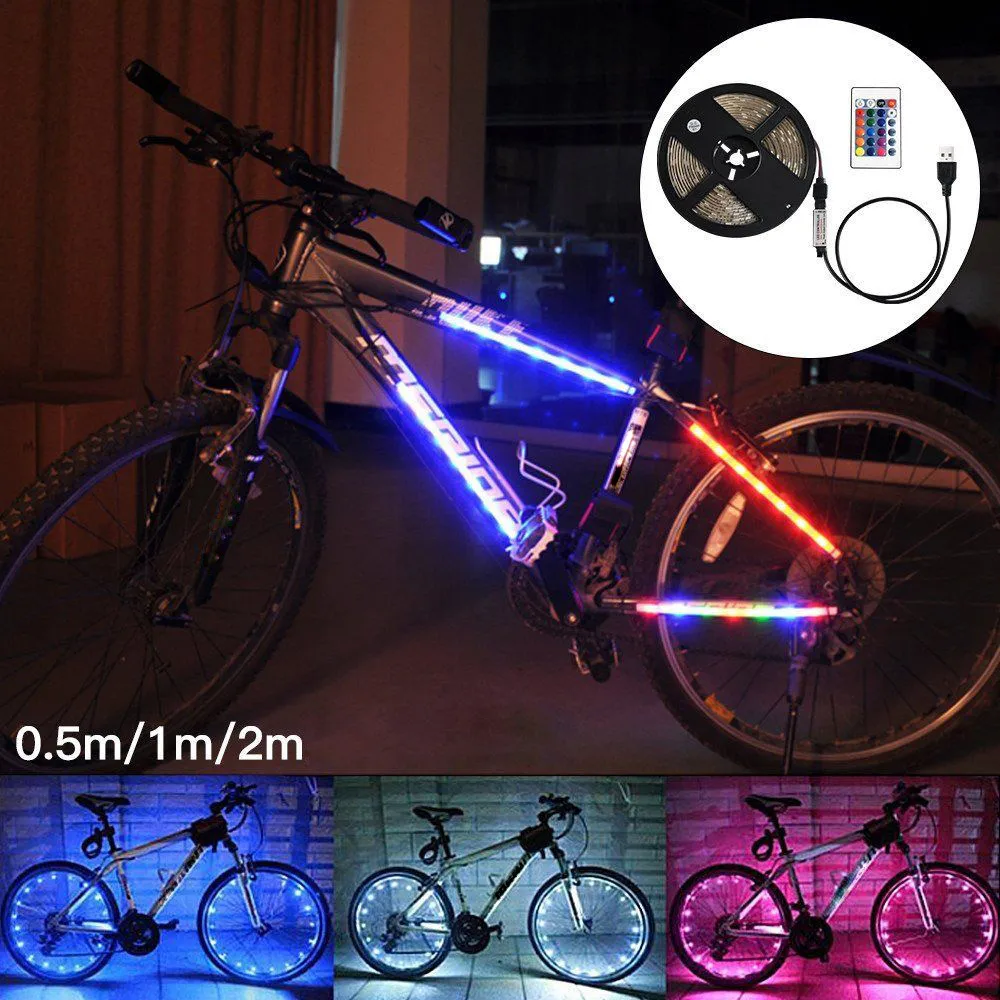 50 200 см USB Светодиодные ленты свет ТВ назад лампы 5050RGB Цвет изменение +
