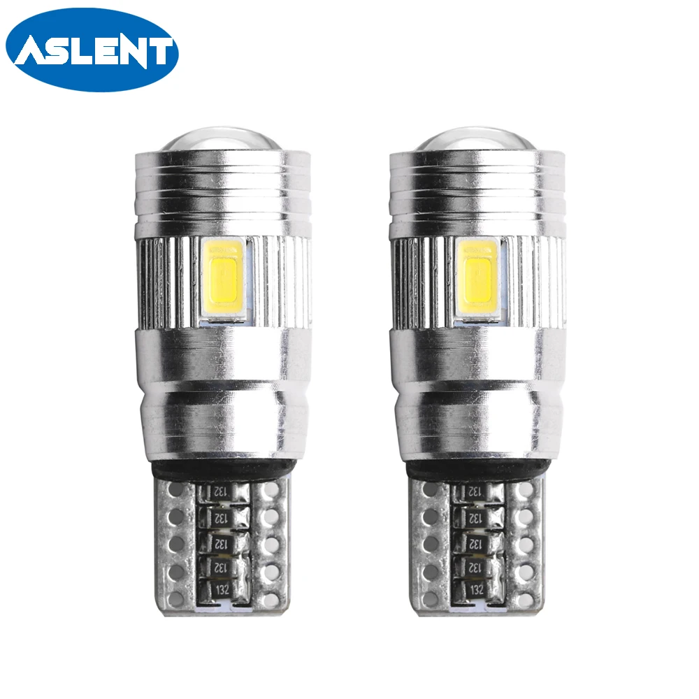 ASLENT автомобильный сигнальный светильник s 2x T10 w5w Светодиодная лампа ошибок 12V