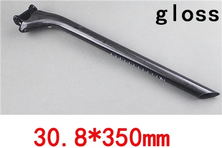 gloss 30 8x350 Без логотипа карбоновый Подседельный штырь 27,2 31,6 MTB велосипедный Подседельный штырь труба полностью из углеродного волокна конический Подседельный штырь карбоновый MTB 3 K/Мраморный матовый подседельный штырь - Цвет: gloss 30 8x350