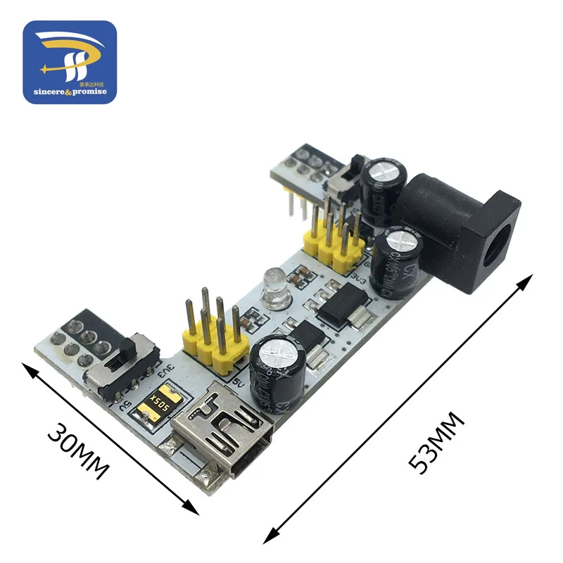 Макетная плата с мини интерфейсом Micro USB MB102 модуль питания фотомодуль для Arduino