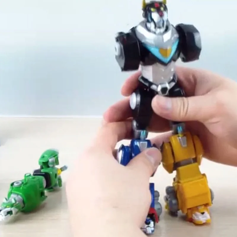 В наличии 5 в 1 Voltron супер сплав Soul Beast King Lion металлическая Трансформация Робот