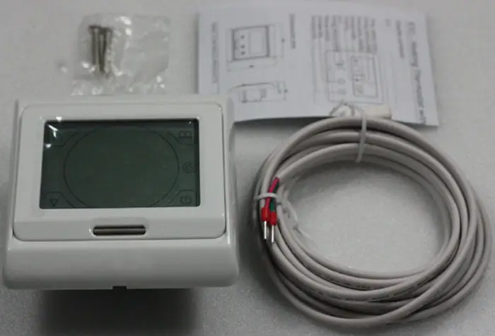 Tf-серия E91.716 220 В/230 В сенсорный экран программируемый термостат с lcd 16A энергопотребление 2 Вт Диапазон настройки 5-90 градусов C