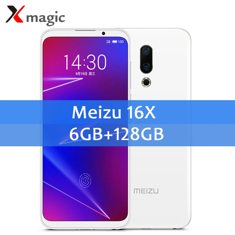 Глобальная прошивка Meizu 16 6 ГБ ОЗУ 128 Гб ПЗУ 16X16 X Смартфон Snapdragon 710 четыре ядра 0