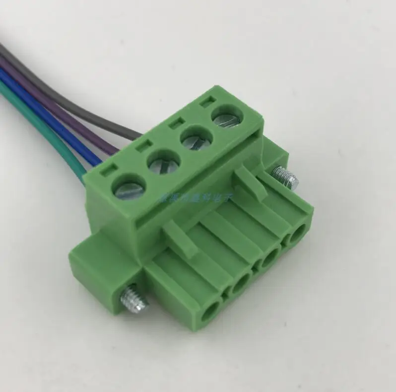 10 комплектов штекерного типа с фланцевым фиксированным терминалом K2EDGKM-5.08mm 2 p-24 p