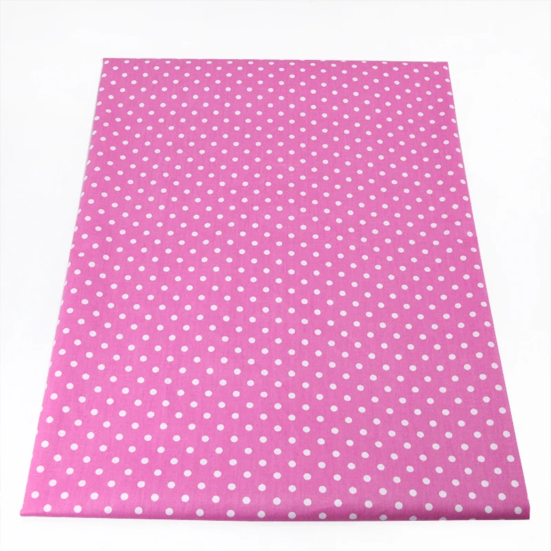 2"* 58" 50*145 см смешанный стиль точка напечатаны хлопок ткань, DIY материалы ручной работы для изготовления одежды швейная кукла, 1Yc2020 - Цвет: 1017707003
