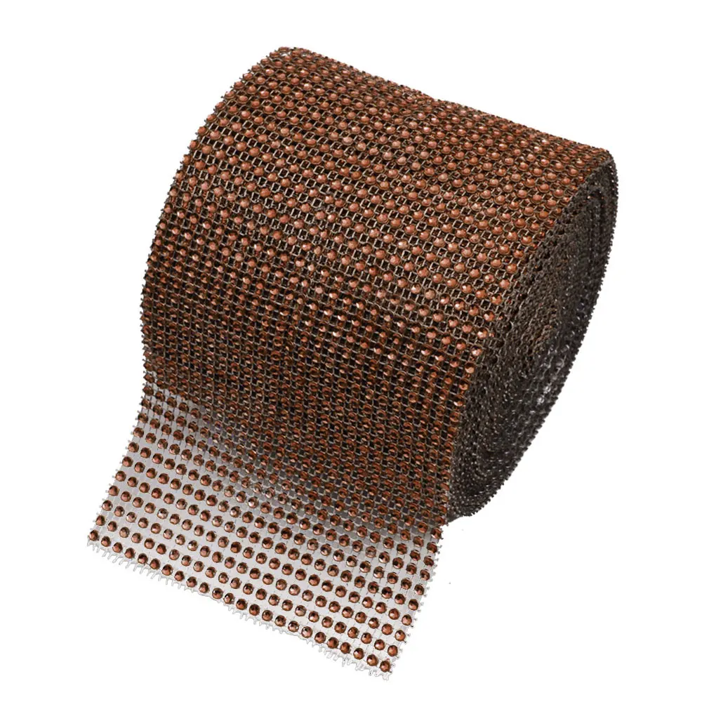 Свадебные вечерние Стразы с алмазной сеткой ленты для свадьбы разноцветные