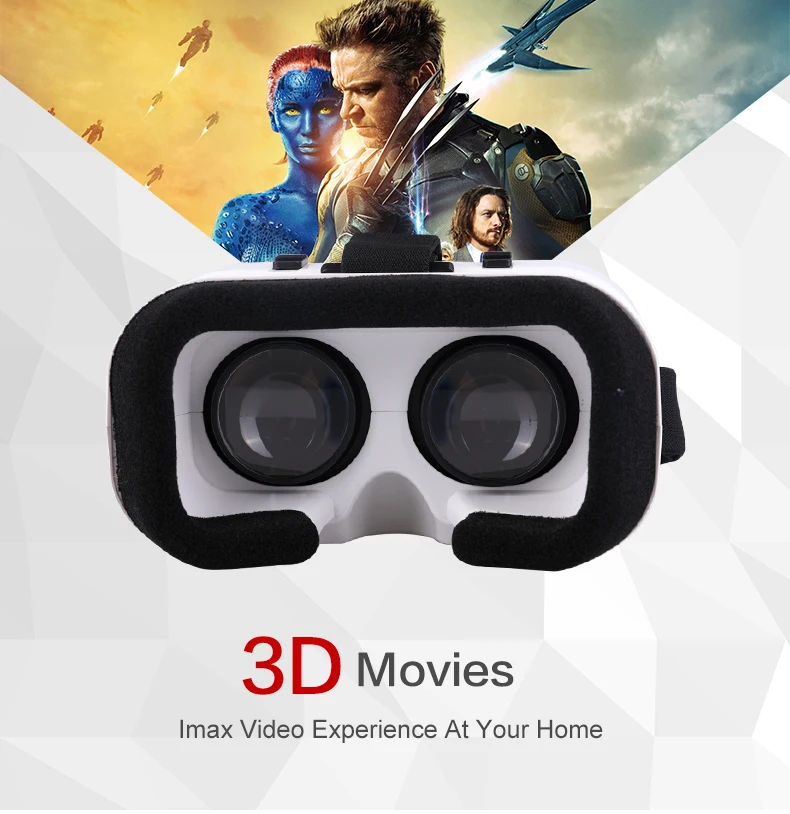 Виртуальная реальность VR Box VR SHINECON 5,0 очки гарнитура для 4,7-6,0 дюймового смартфона супер мини и легкий