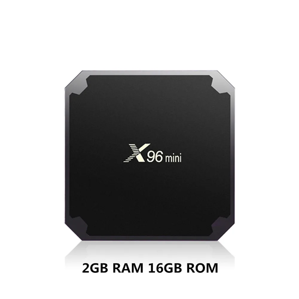 

ТВ-приставка X96 mini на Android 7,1, 2 + 16 ГБ, 4 ядра, Wi-Fi 2,4 ГГц