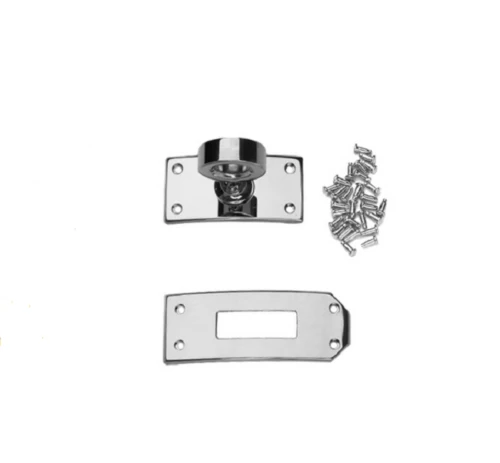 Silver -1 pcs WUTA Кожа ремесло DIY застежка Поворот Поворотный замок застежка защелка для Келли замок браслет колье фурнитура Прочная нержавеющая сталь - Цвет: Silver -1 pcs