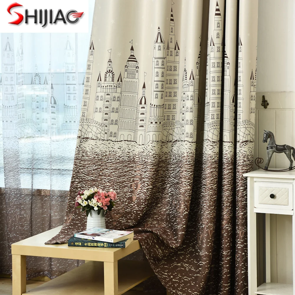 1 панель Затемненные занавески в виде звезд для спальни гостиной детской комнаты