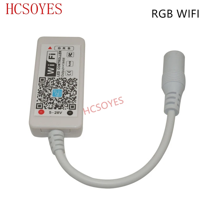DC12 24V мини WIFI RGB/RGBW /RGBCW СВЕТОДИОДНЫЙ Контроллер таймера ИК RF пульт дистанционного