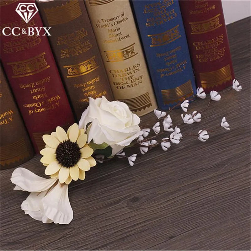 Украшения для волос CC тиара заколки ручная работа цветы женщин аксессуары на