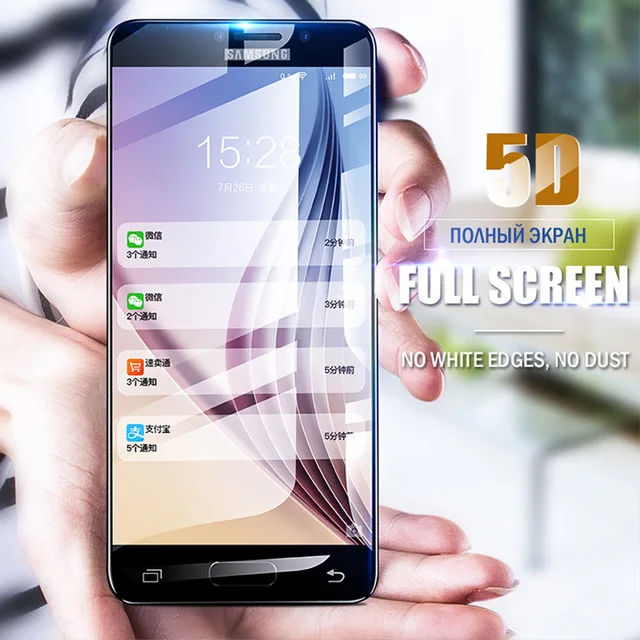 5D полное покрытие закаленное стекло для Samsung Galaxy A6 Plus J6 J8 J4 2018 A9 A8 Star Lite J5 Prime J7