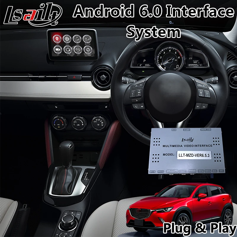 Android 7,1 авто интерфейс Gps навигатор для- Mazda CX-3 Поддержка приложения/MCU онлайн обновление, Bluetooth OBD