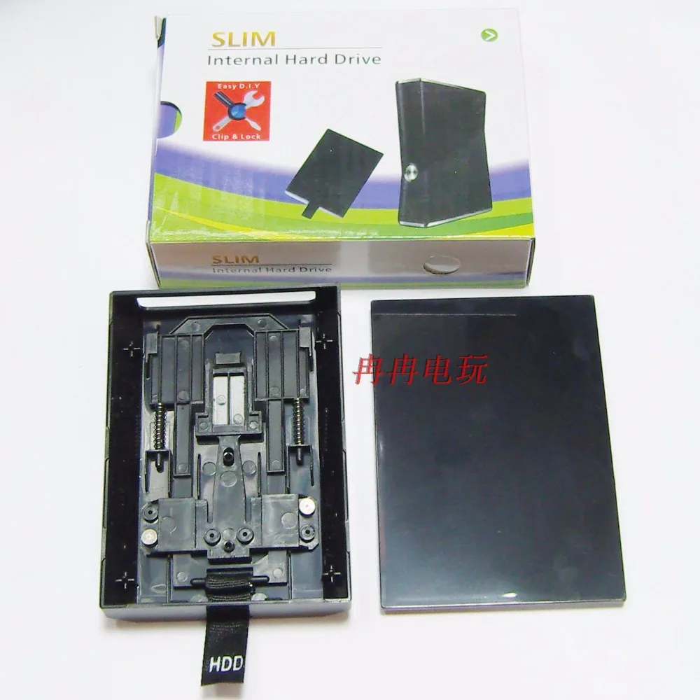 50pcs Black Hard Disk Drive HDD Internal Case For XBOX 360 Slim 20GB 60GB 120GB 250GB E-EMS EMS | Электроника