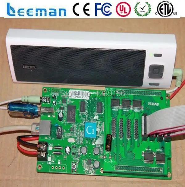 Лиман видео HD C1led контроллер led цвет карты для полноцветный светодиодный дисплей