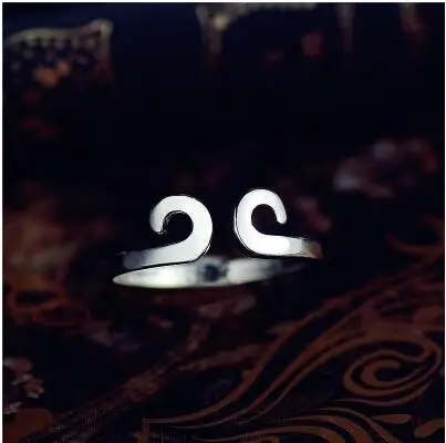 Горячая Распродажа Женские уникальные кольца с серебряным покрытием