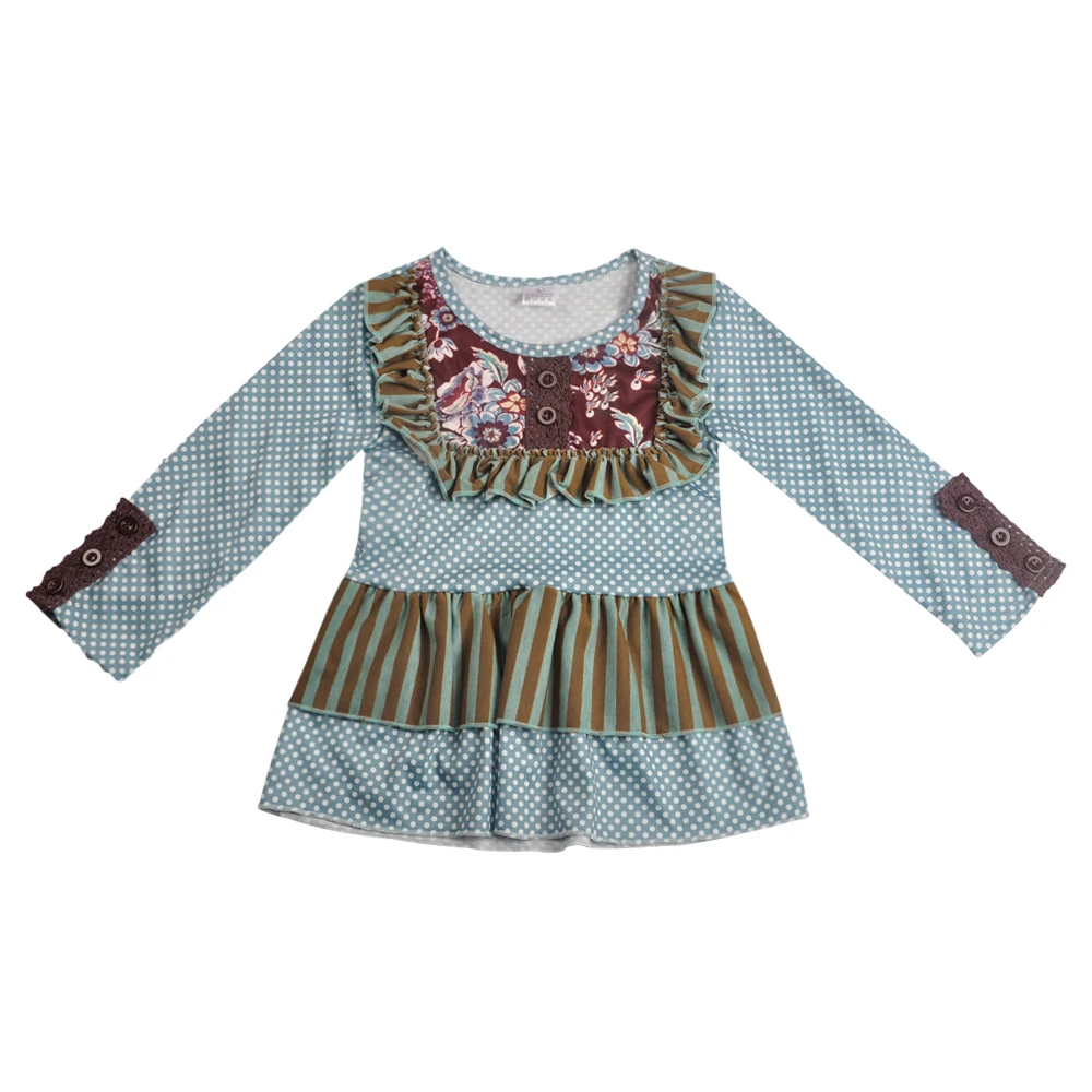 CONICE/Одежда для девочек детский топ с круглым вырезом и длинными рукавами штаны