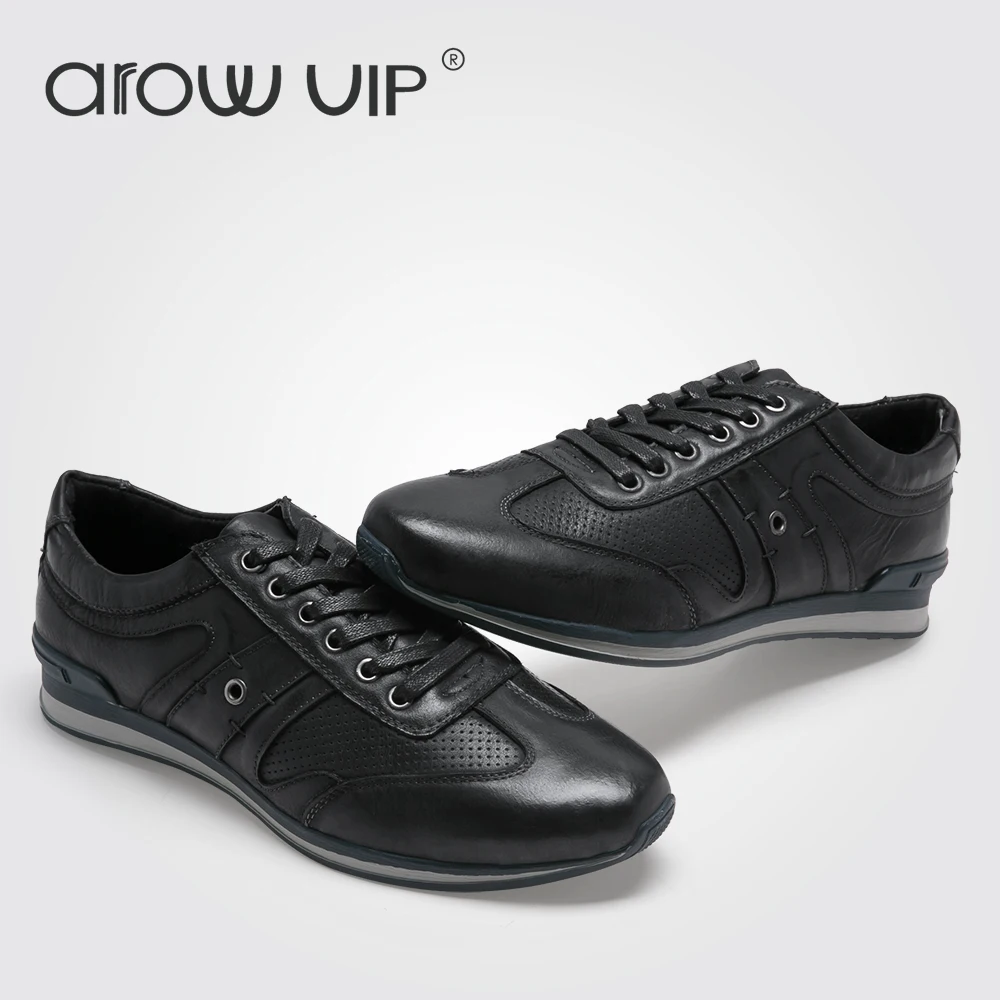 arow VIP Brand 2017 Genuine Leather Men Casual Shoes High Quality For | Обувь