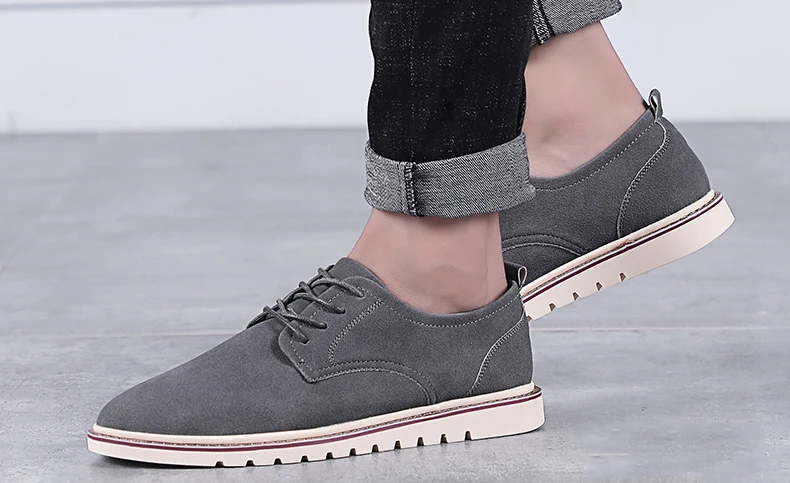 Новые Модные низкие Туфли DR Martens в британском стиле мужская повседневная кожаная обувь Туфли-оксфорды из коровьей замши на шнуровке для джентльменов; большие размеры 47