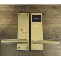 electronic door lock intelligent rfid card with key lock for home office hotel room smart entry stainless steel lk110sg